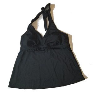 Liz Lange Maternity Halter Swim Top Sz XL